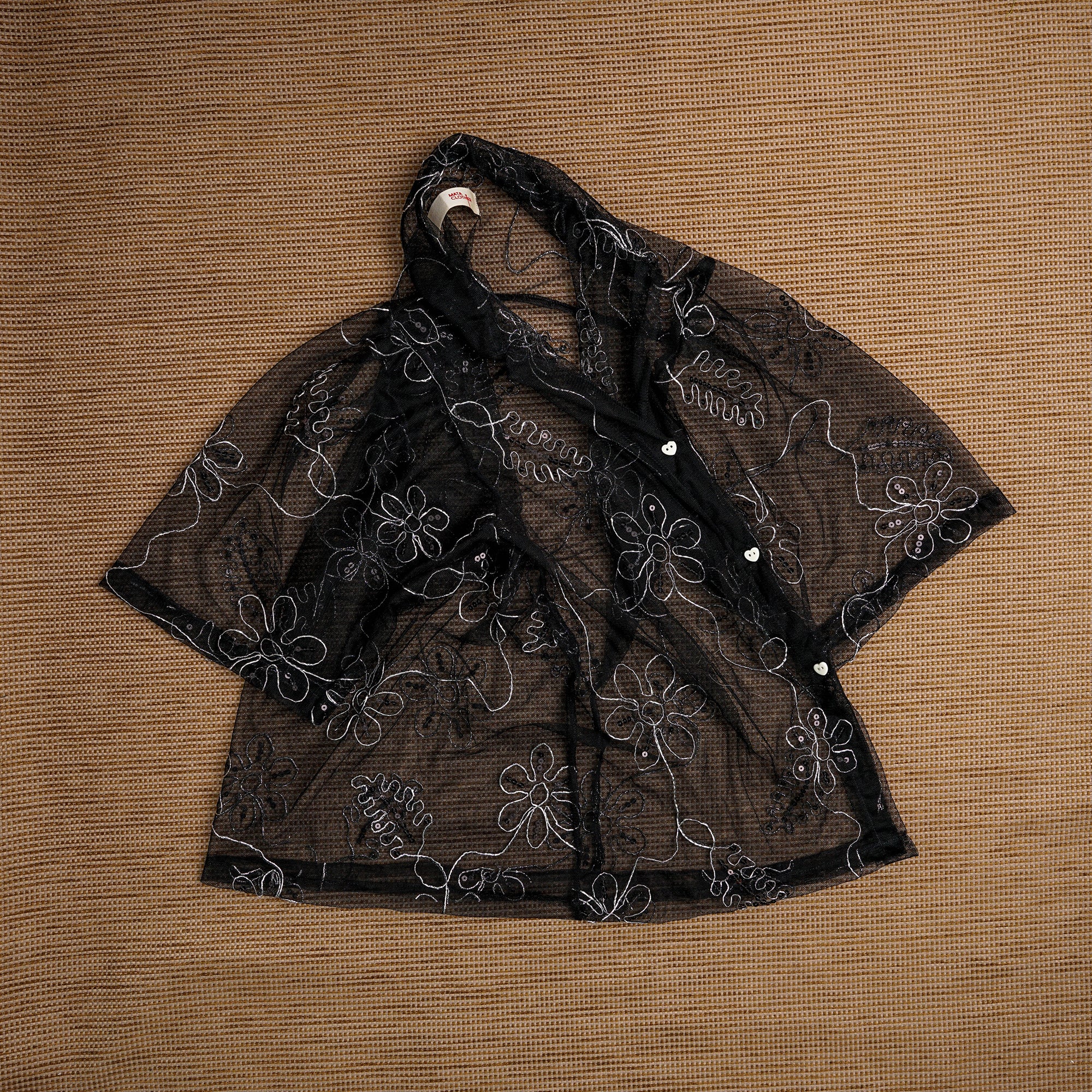 Guaya Blouse Poppy Tulle - MATA CLOTHiER