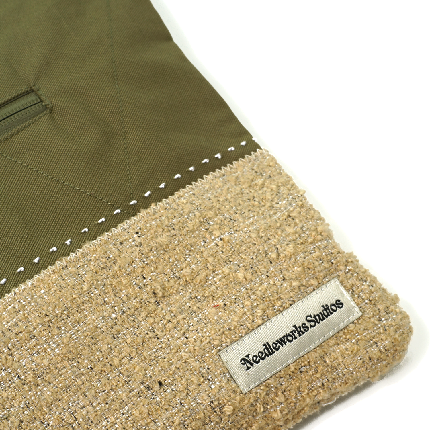 Handspun Sacoche Bag Olive