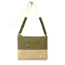 Load image into Gallery viewer, Handspun Sacoche Bag Olive
