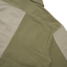 Load image into Gallery viewer, Multipocket Panel Camp Shirt Pale Olive / Ecru
