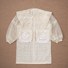Load image into Gallery viewer, Sang Dewi Blouse Sunflora Lace - MATA CLOTHiER
