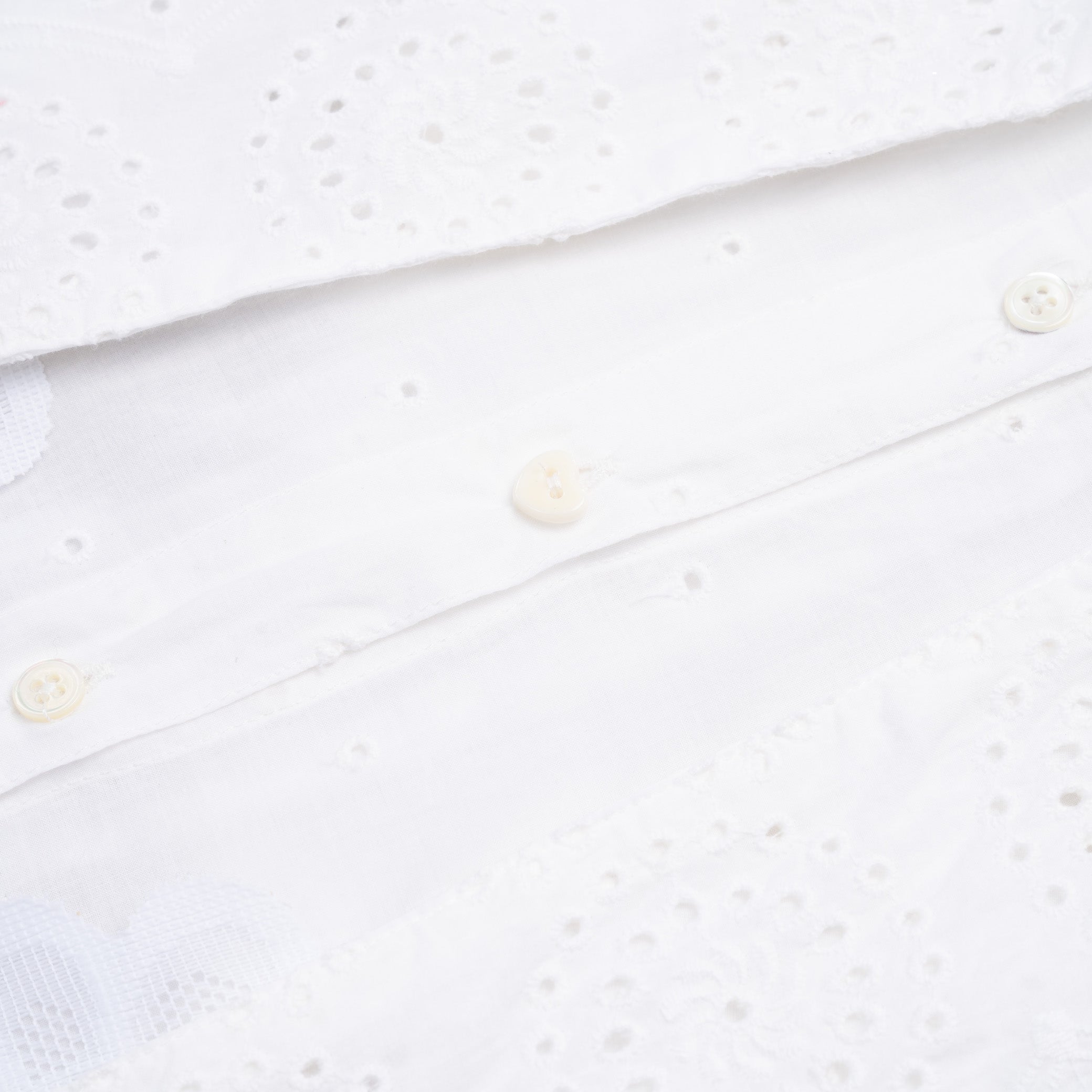Sang Dewi Blouse White Eyelet - MATA CLOTHiER