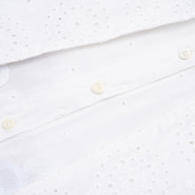 Load image into Gallery viewer, Sang Dewi Blouse White Eyelet - MATA CLOTHiER
