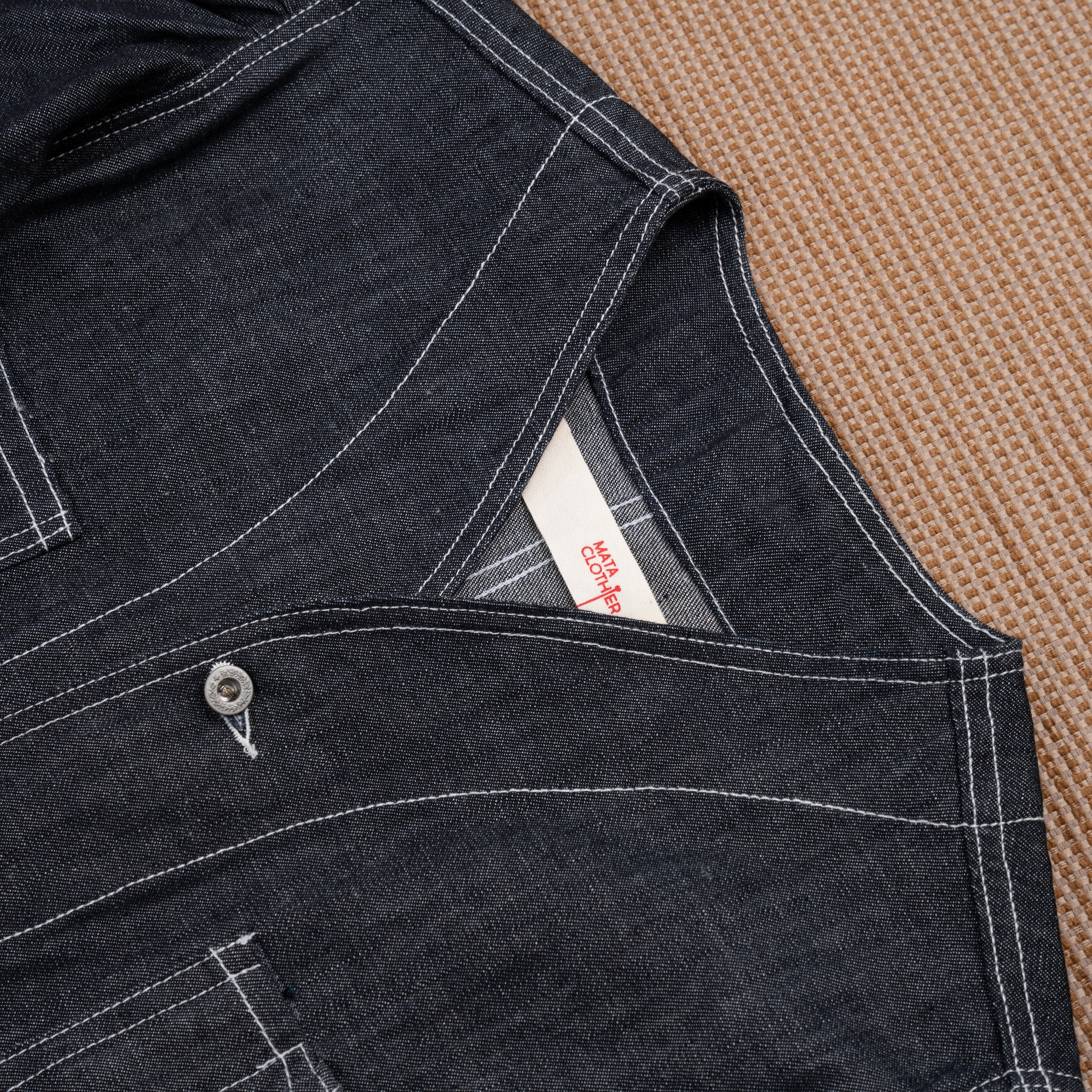 Ponita Jacket Denime - MATA CLOTHiER