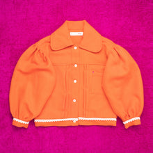 Load image into Gallery viewer, Emiria Jacket Orange Waffer - MATA CLOTHiER
