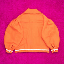 Load image into Gallery viewer, Emiria Jacket Orange Waffer - MATA CLOTHiER
