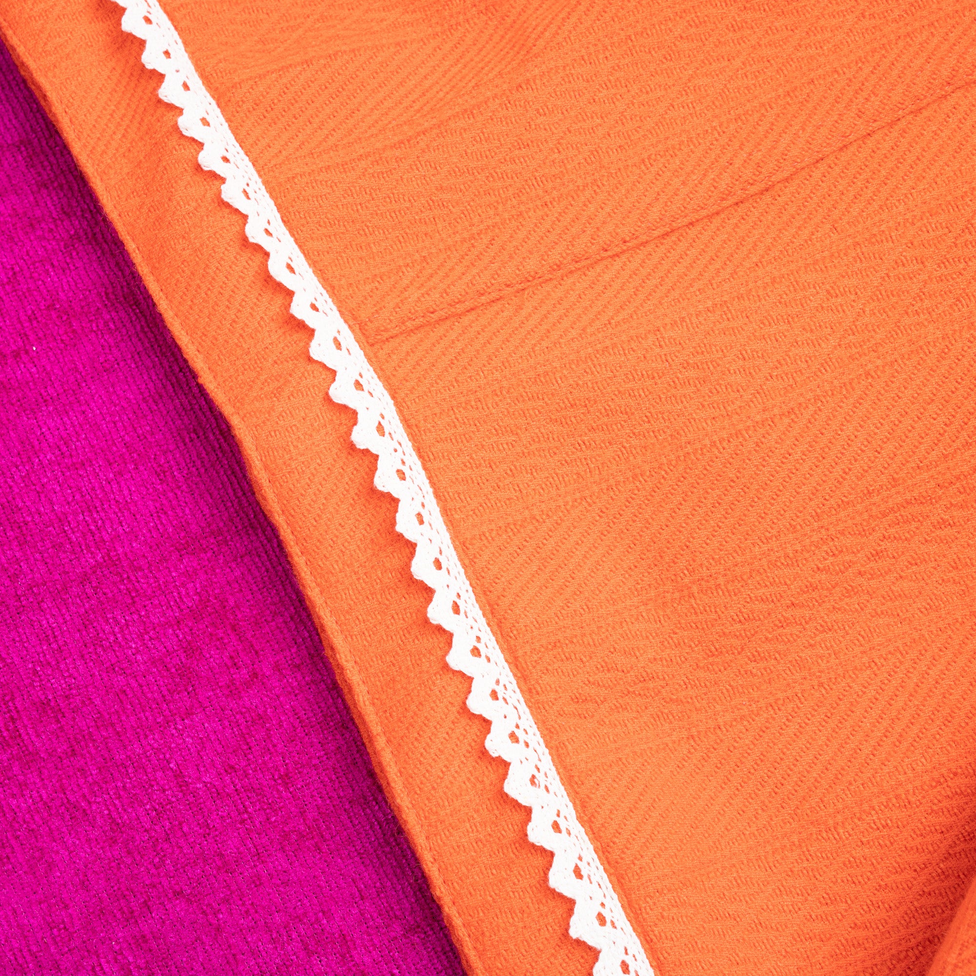 Emiria Jacket Orange Waffer - MATA CLOTHiER