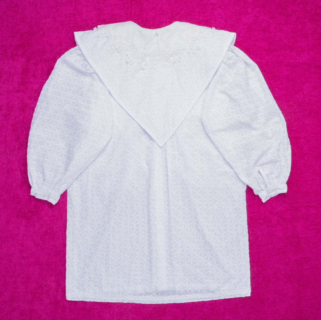 Sang Dewi Exta Blouse Kembang Kahiyang White - MATA CLOTHiER