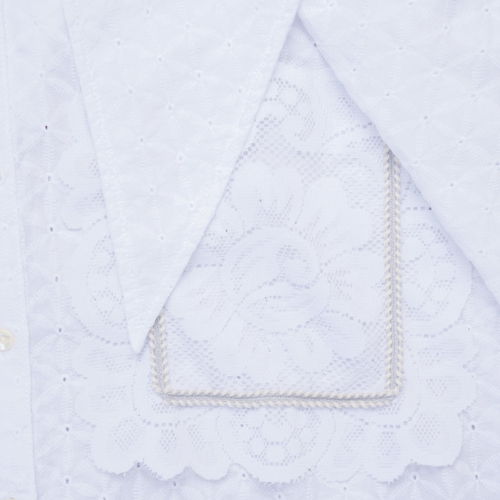 Sang Dewi Exta Blouse Kembang Kahiyang White - MATA CLOTHiER