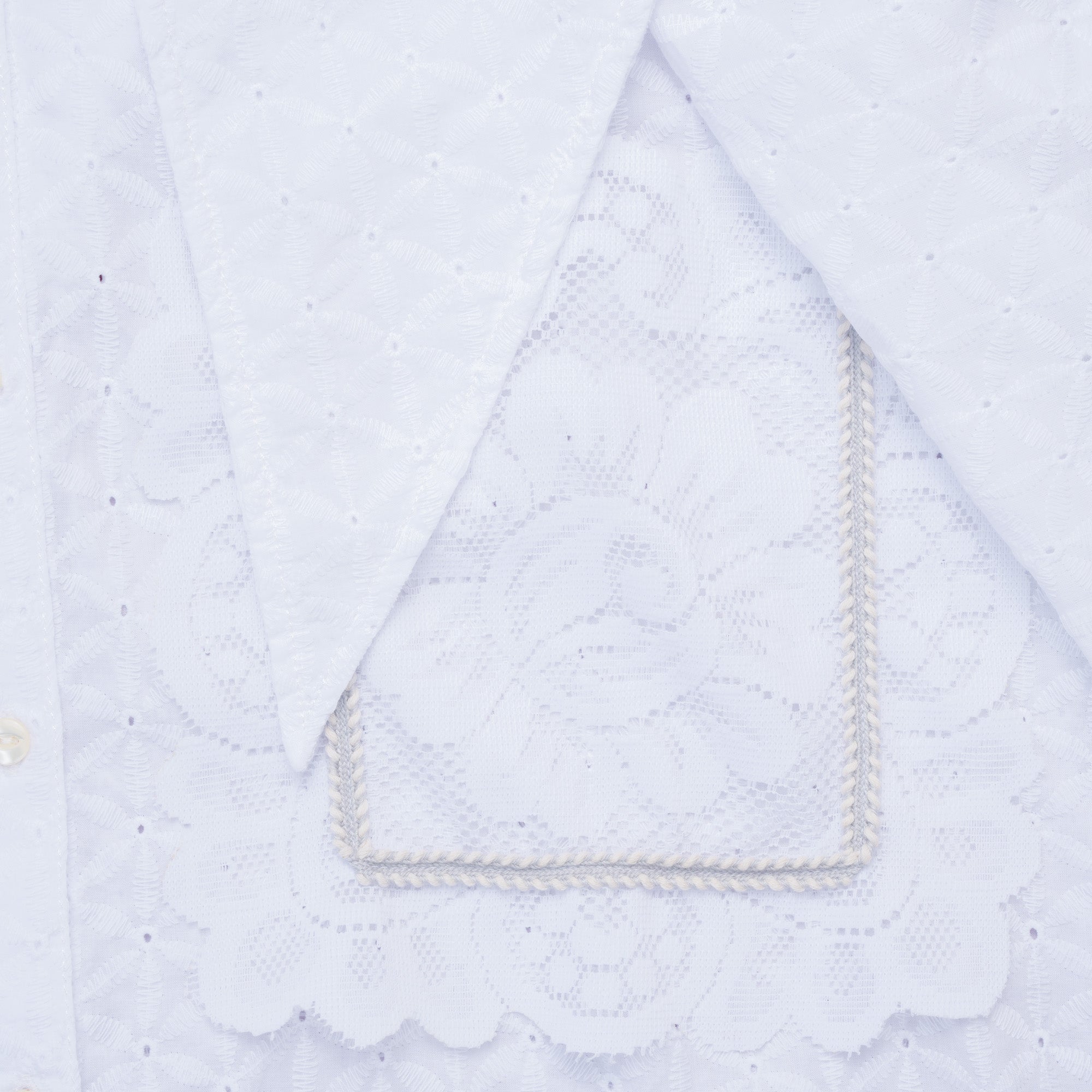 Sang Dewi Exta Blouse Kembang Kahiyang White - MATA CLOTHiER