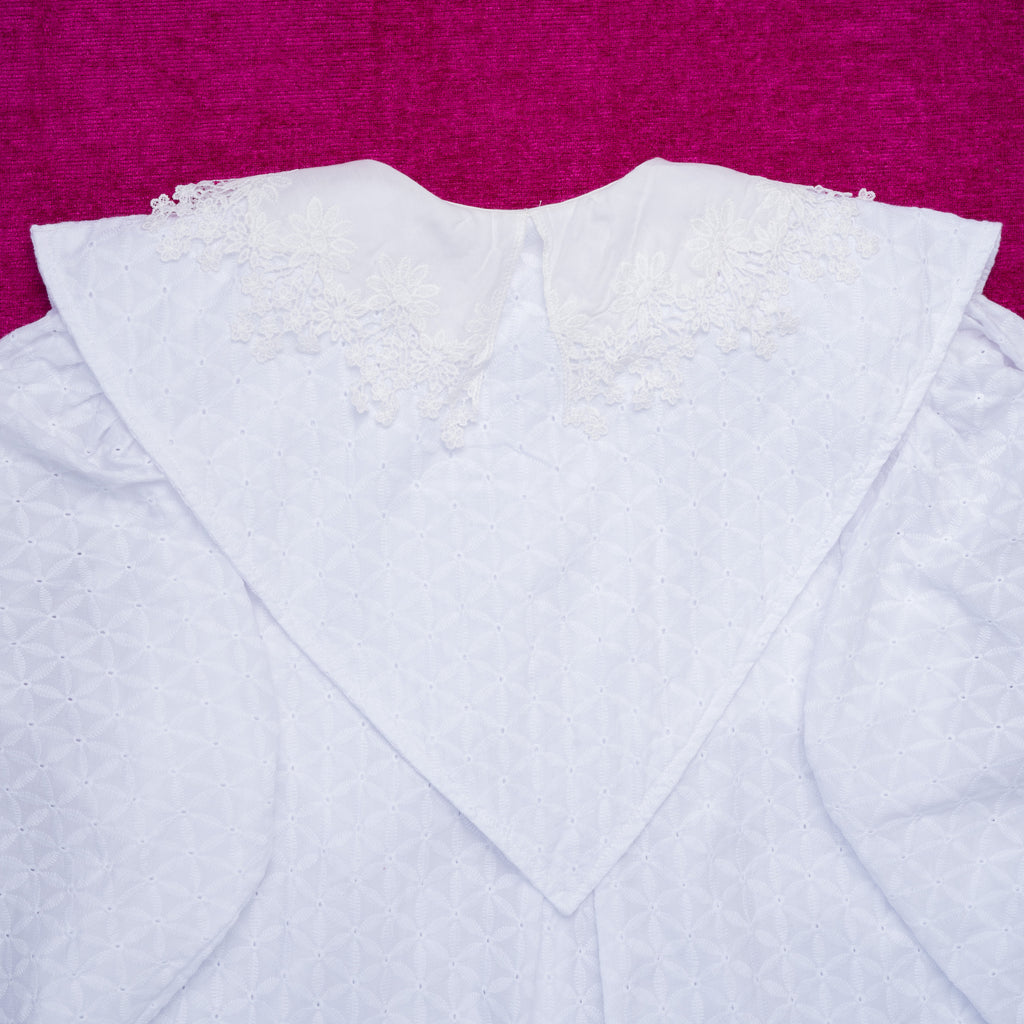 Sang Dewi Exta Blouse Kembang Kahiyang White - MATA CLOTHiER