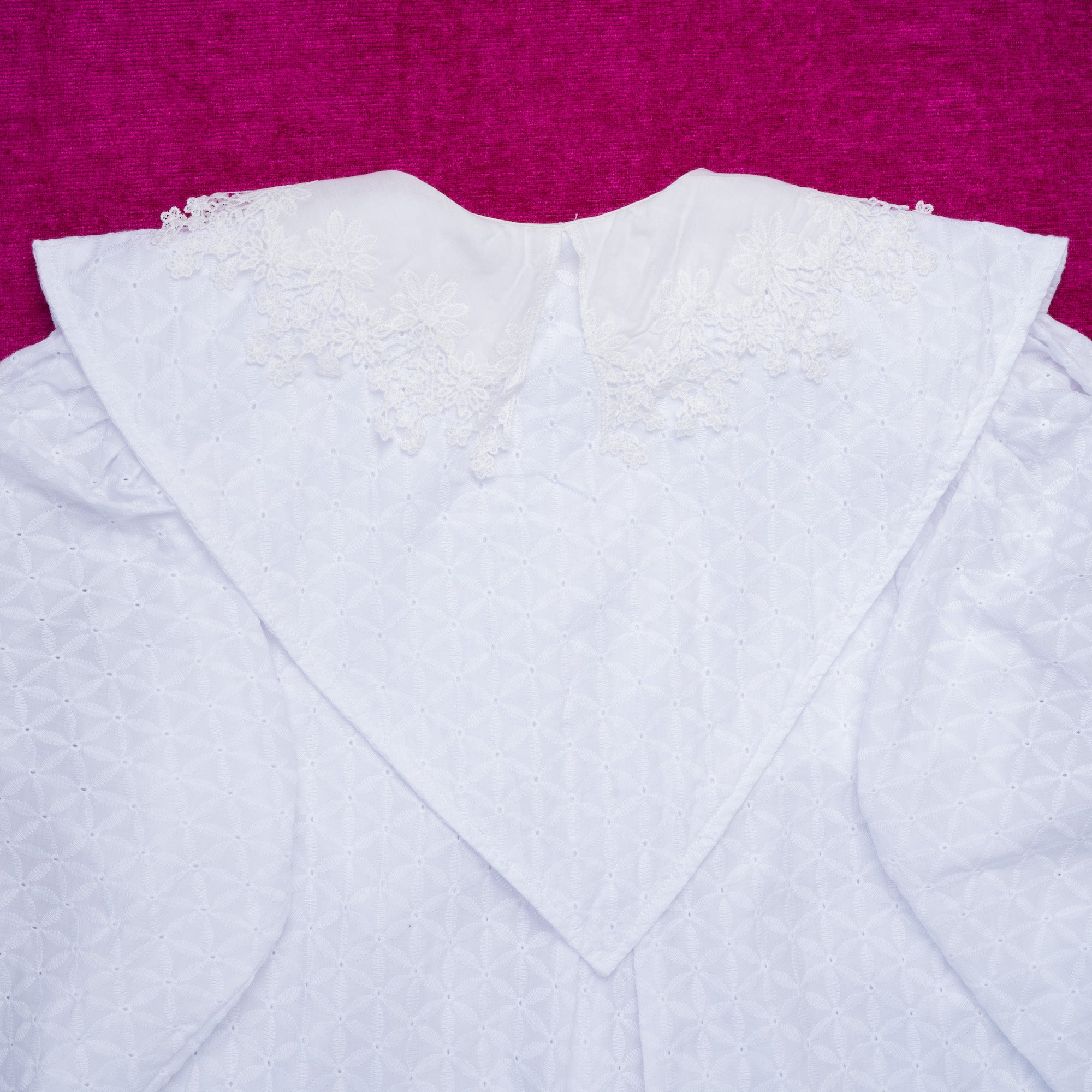 Sang Dewi Exta Blouse Kembang Kahiyang White - MATA CLOTHiER