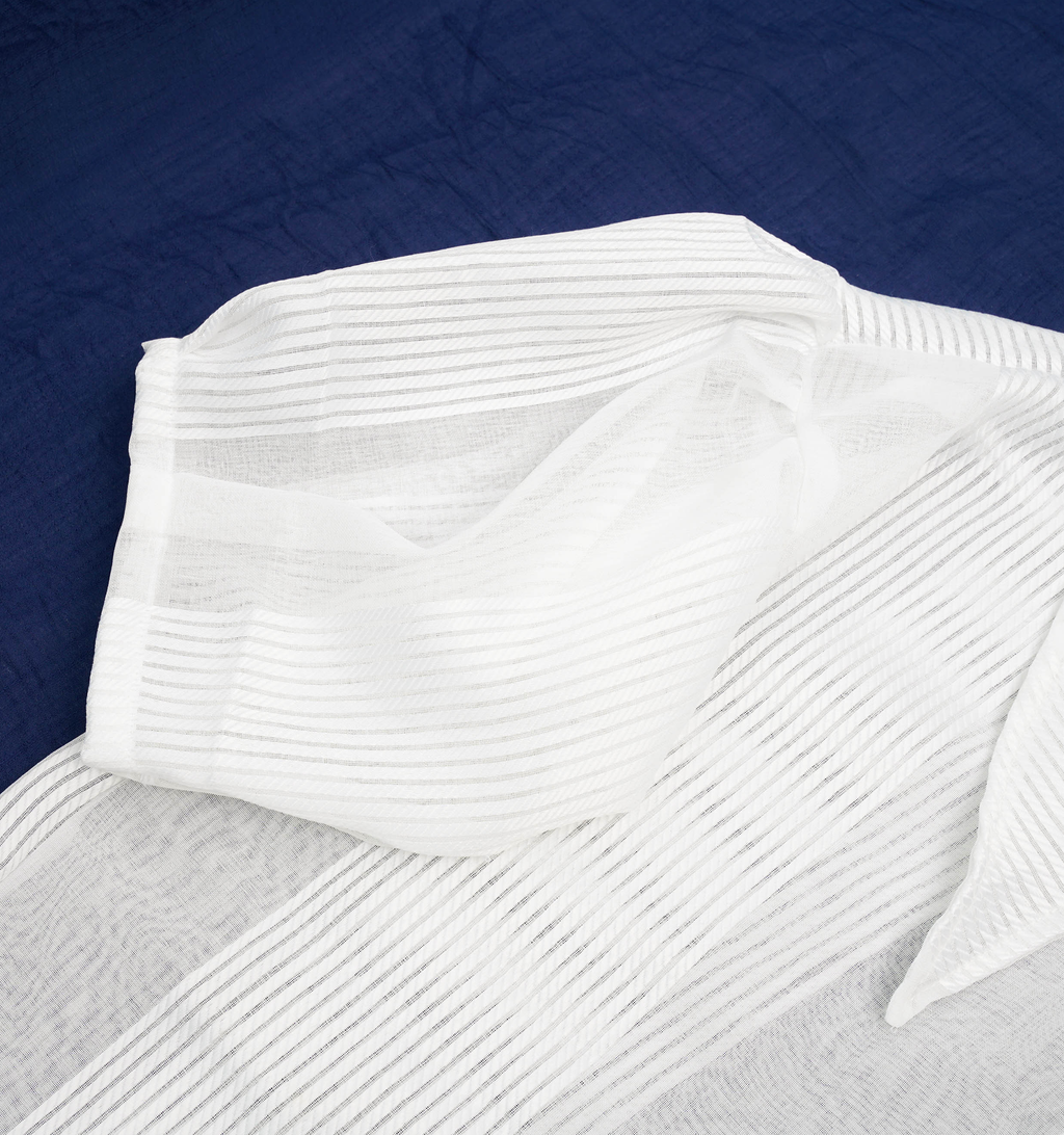 Middy Blouse Vitra White - MATA CLOTHiER