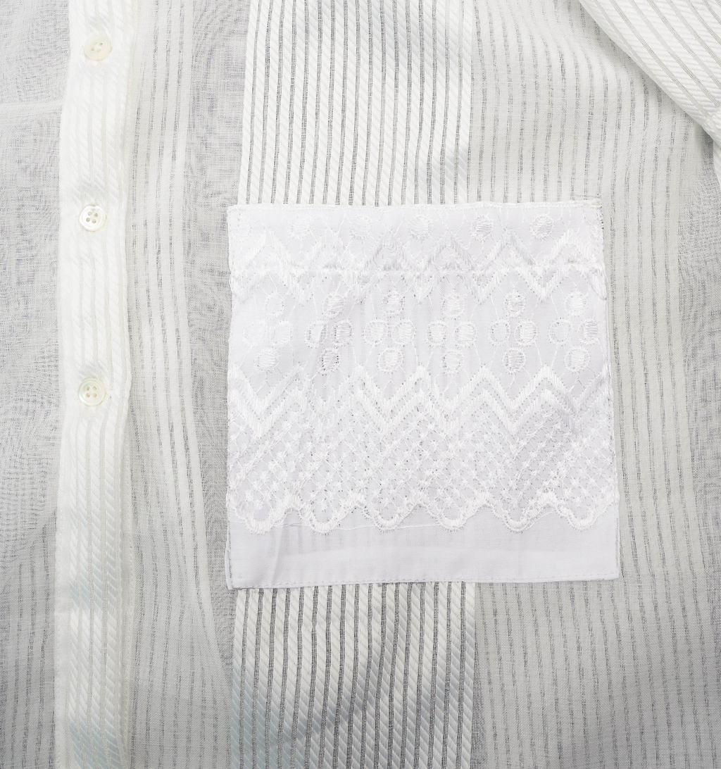 Middy Blouse Vitra White - MATA CLOTHiER