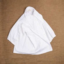Load image into Gallery viewer, Middy Blouse Cotton Waffle White - MATA CLOTHiER
