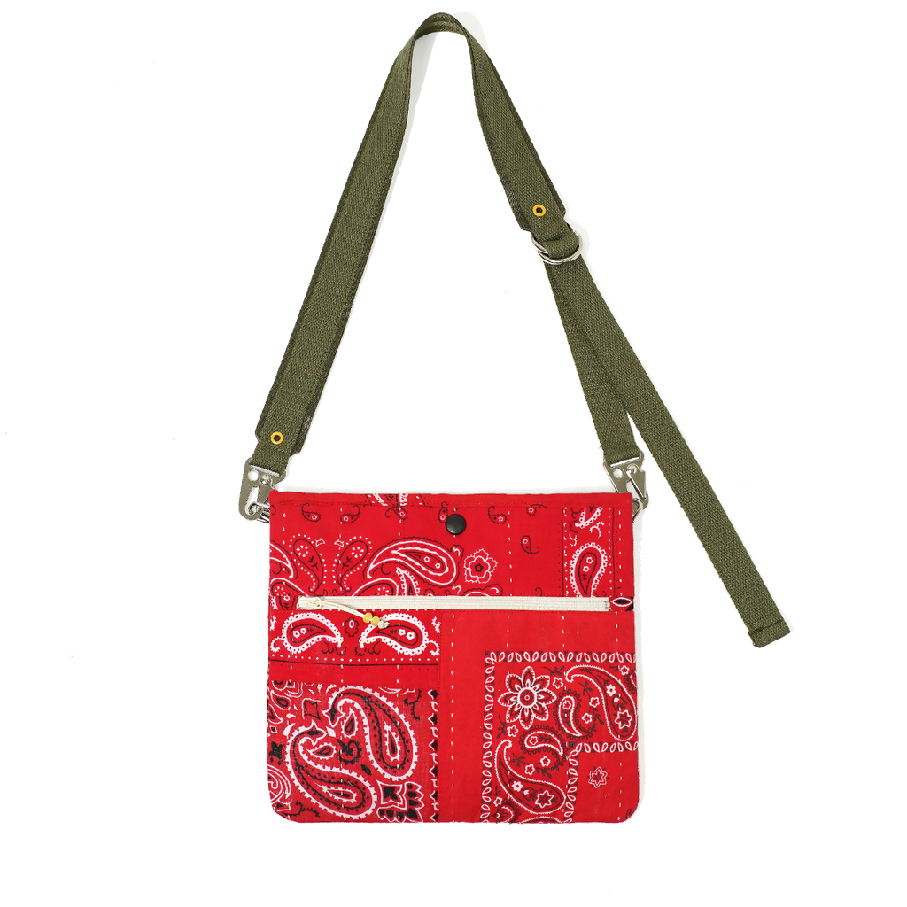 Needleworks Studios Patchwork Bandana Sacoche Bag