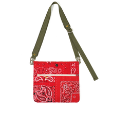Load image into Gallery viewer, Needleworks Studios Patchwork Bandana Sacoche Bag
