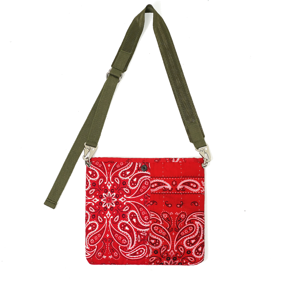 Needleworks Studios Patchwork Bandana Sacoche Bag