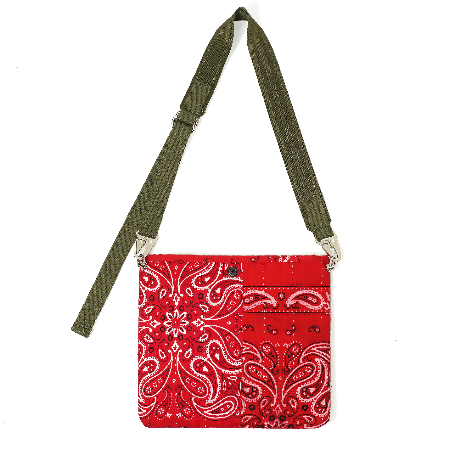 Needleworks Studios Patchwork Bandana Sacoche Bag