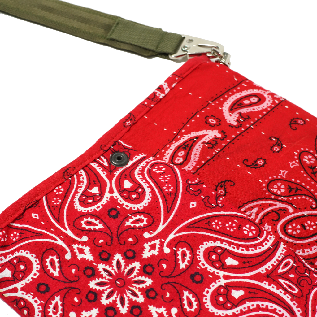 Needleworks Studios Patchwork Bandana Sacoche Bag