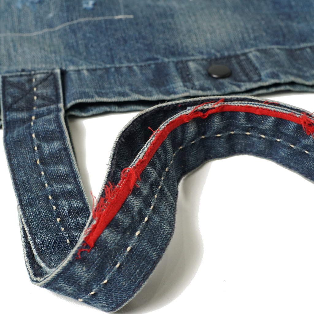 Pennant Denim Shopper Bag