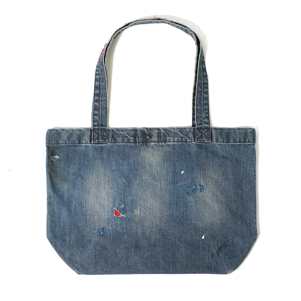 Pennant Denim Shopper Bag