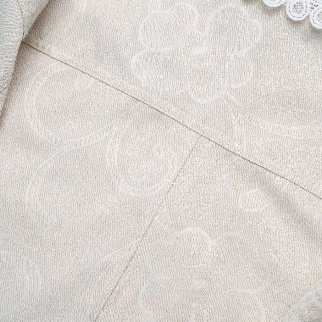 Pompe Jacket Floral Ivory - MATA CLOTHiER