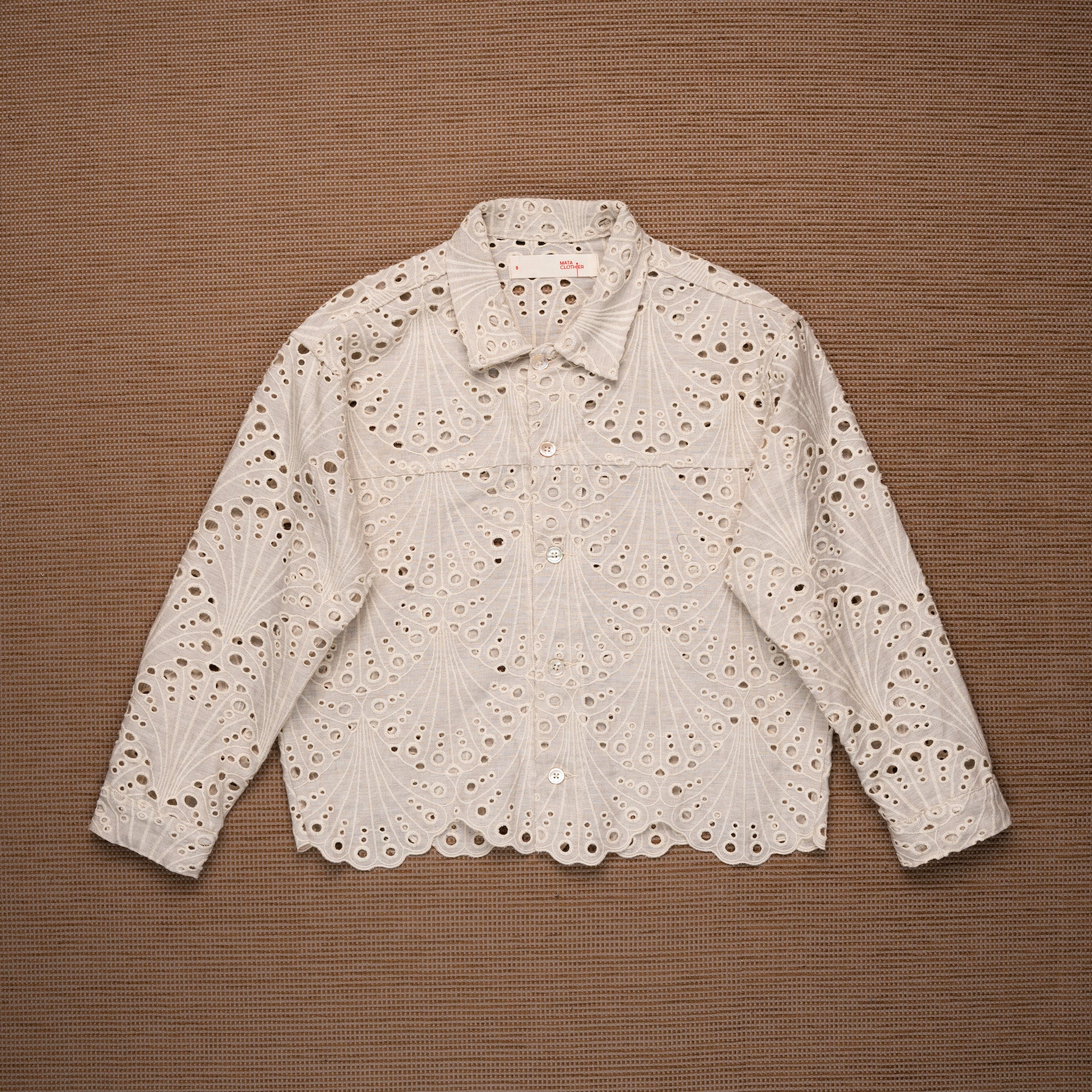 Pompe Jacket Shell Eyelet  - MATA CLOTHiER
