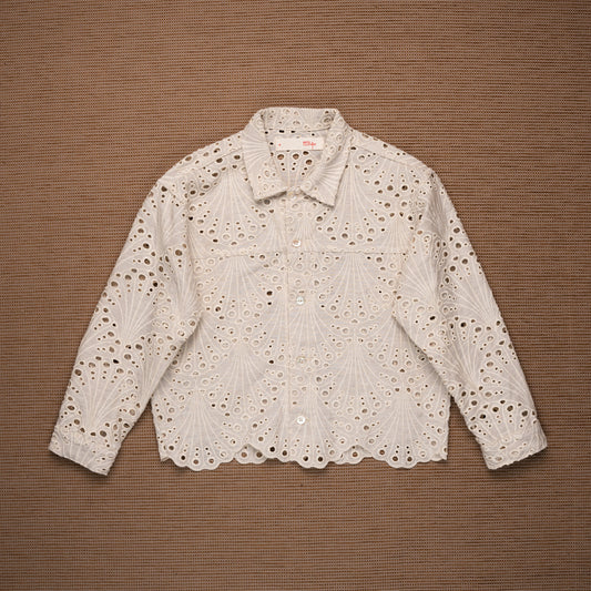 Pompe Jacket Shell Eyelet  - MATA CLOTHiER