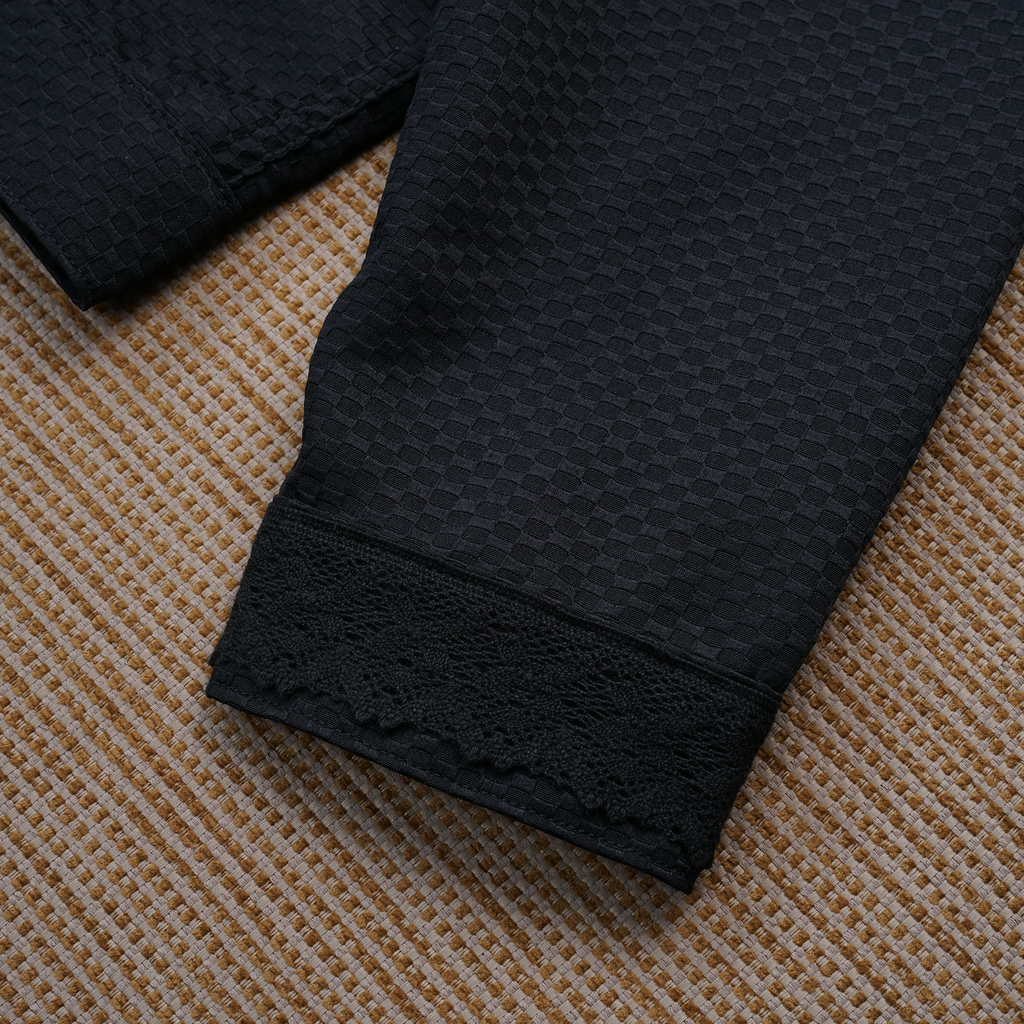 Pompe Jacket Checkered Black #2  - MATA CLOTHiER