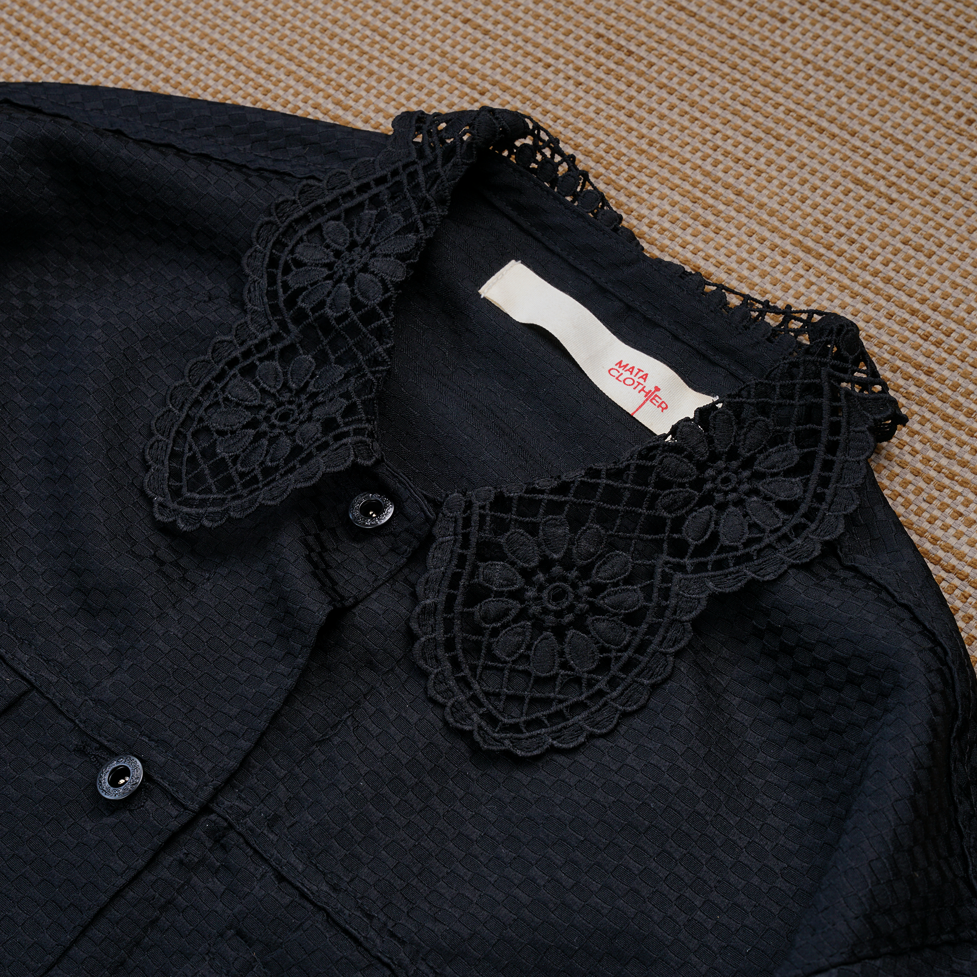 Pompe Jacket Checkered Black #2  - MATA CLOTHiER