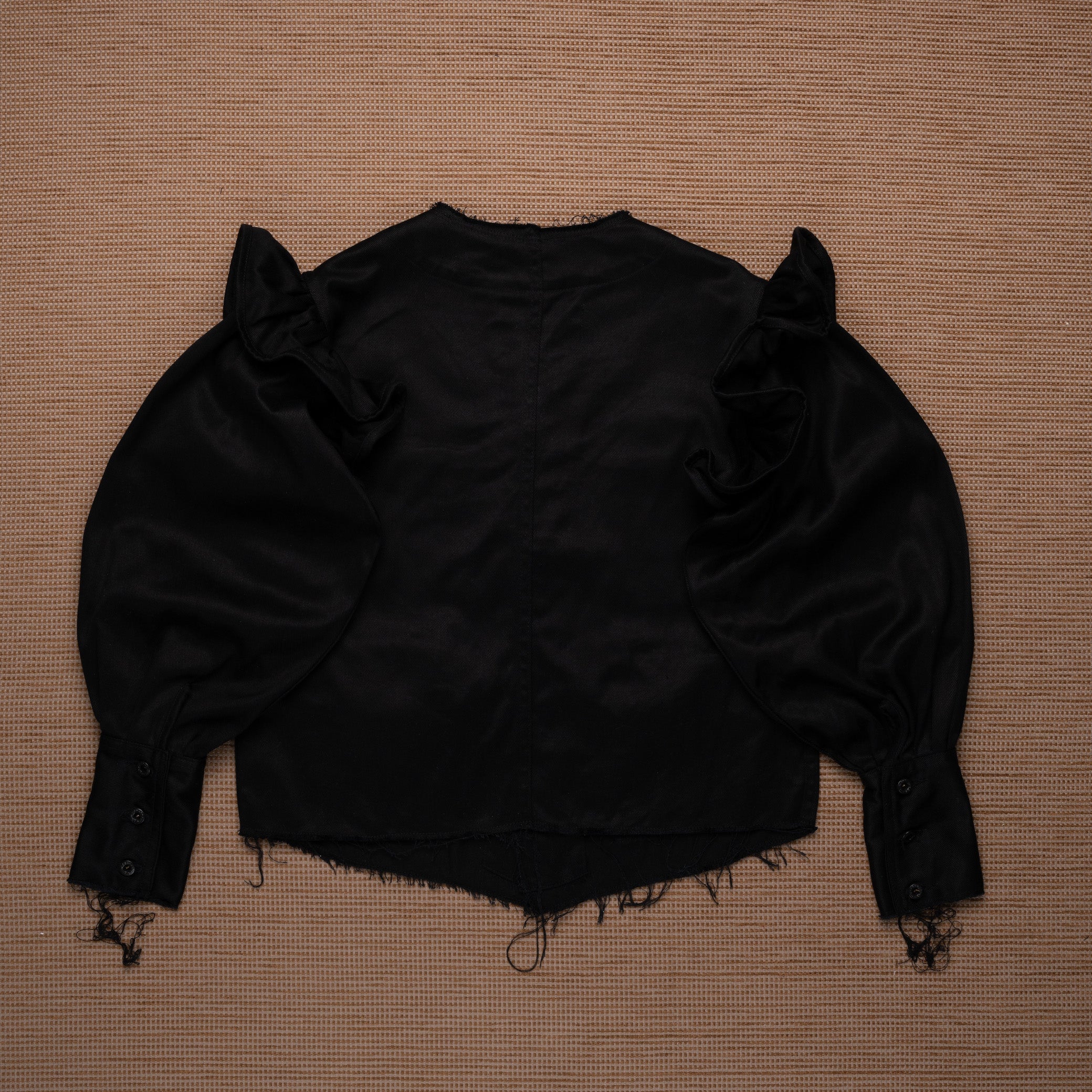 Ponita Jacket Extra Raw Noir - MATA CLOTHiER