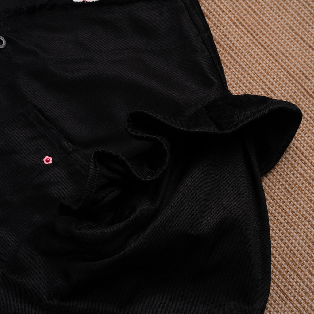 Ponita Jacket Extra Raw Noir - MATA CLOTHiER