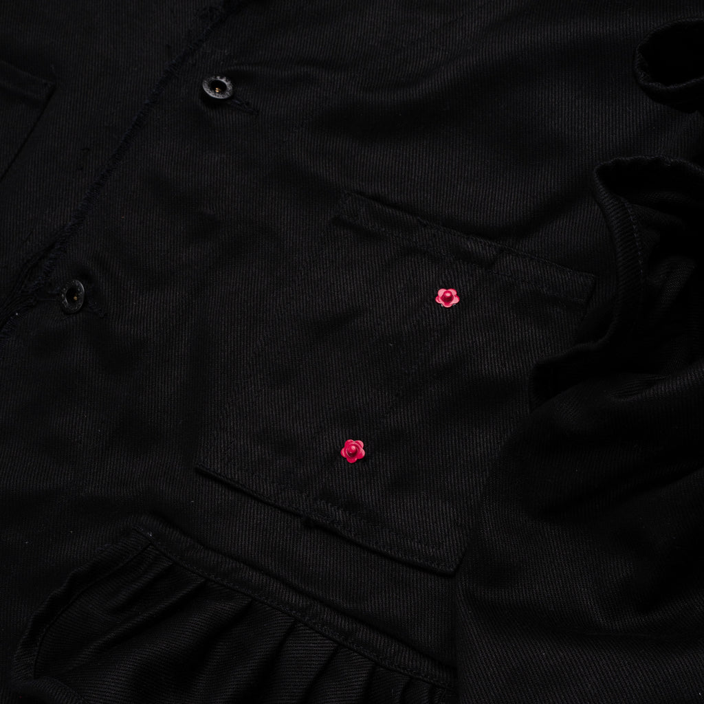 Ponita Jacket Extra Raw Noir - MATA CLOTHiER