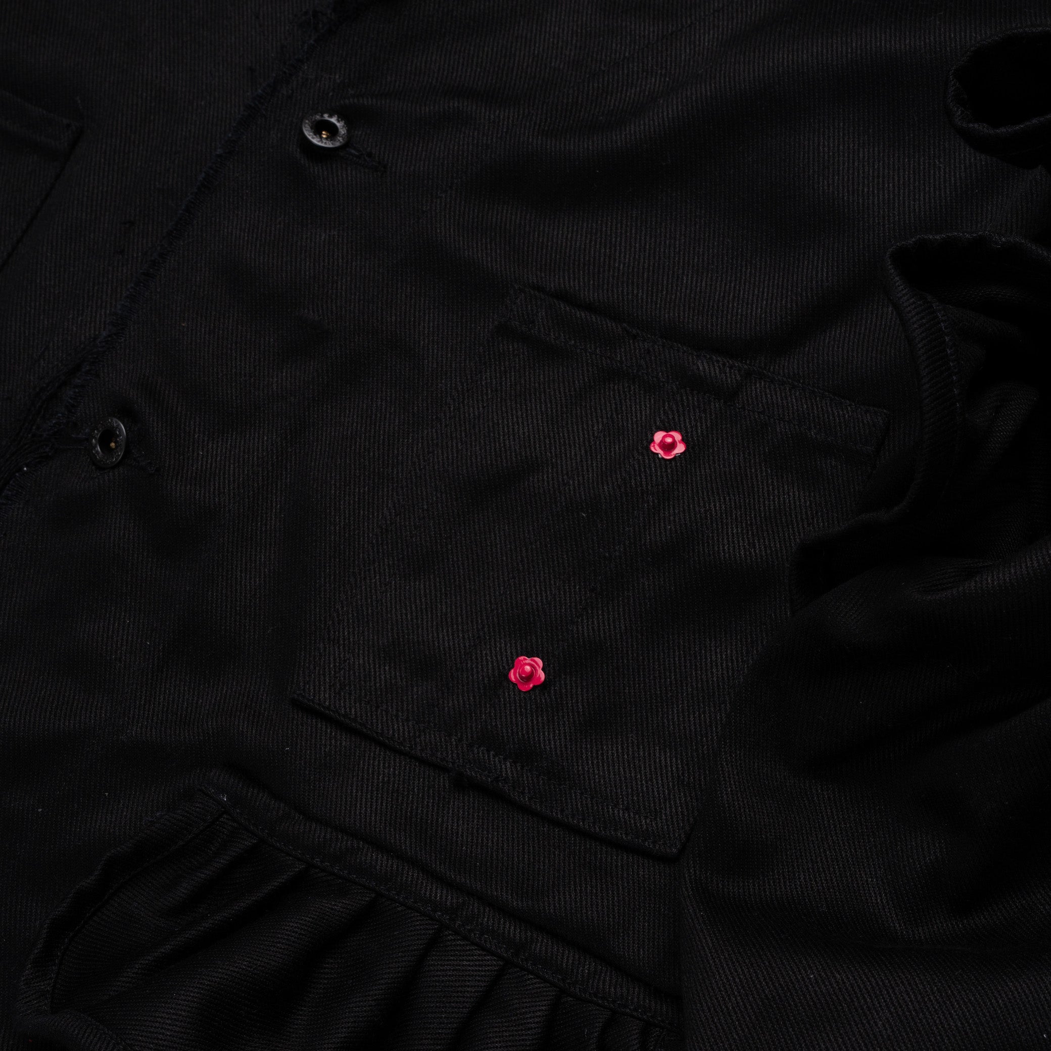 Ponita Jacket Extra Raw Noir - MATA CLOTHiER