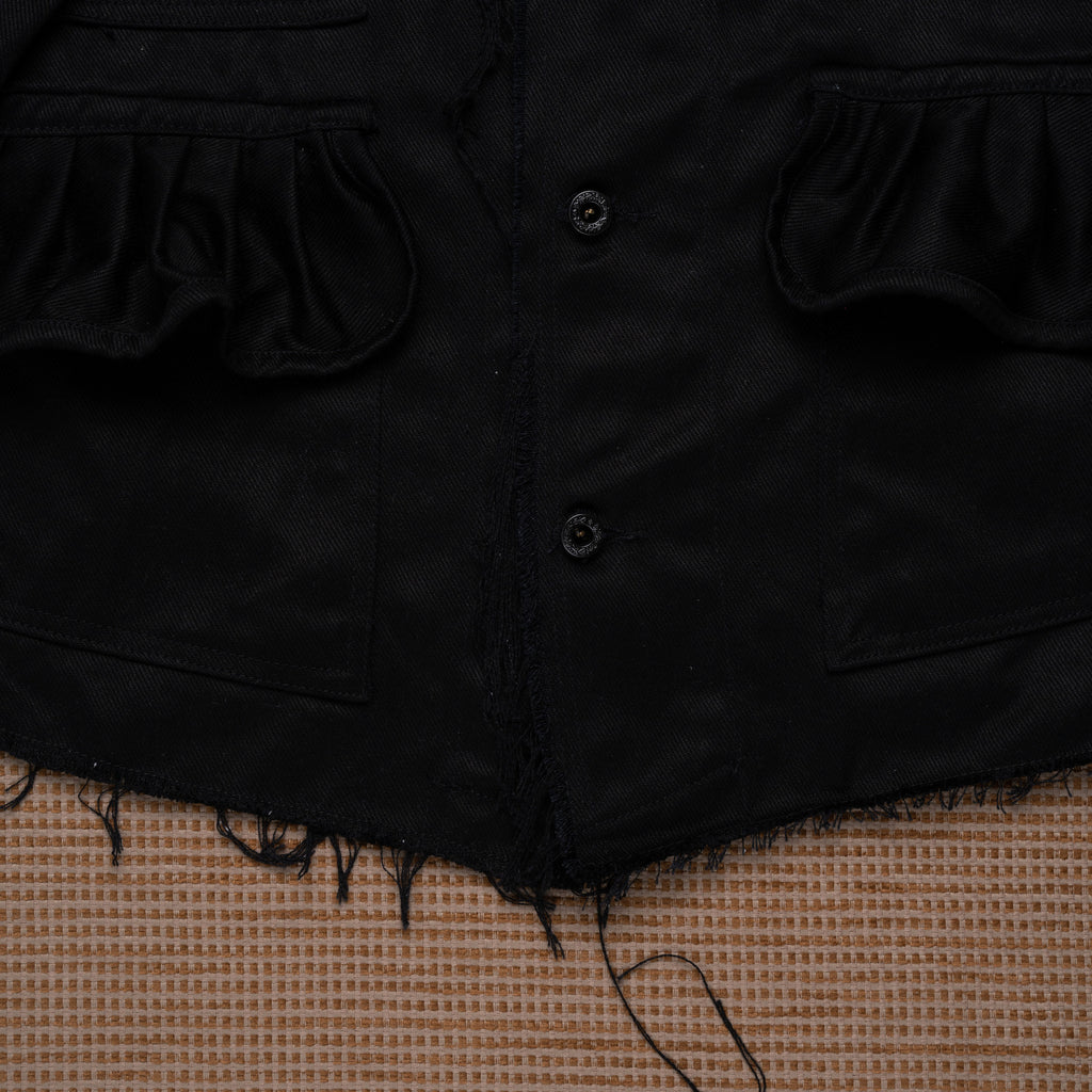 Ponita Jacket Extra Raw Noir - MATA CLOTHiER