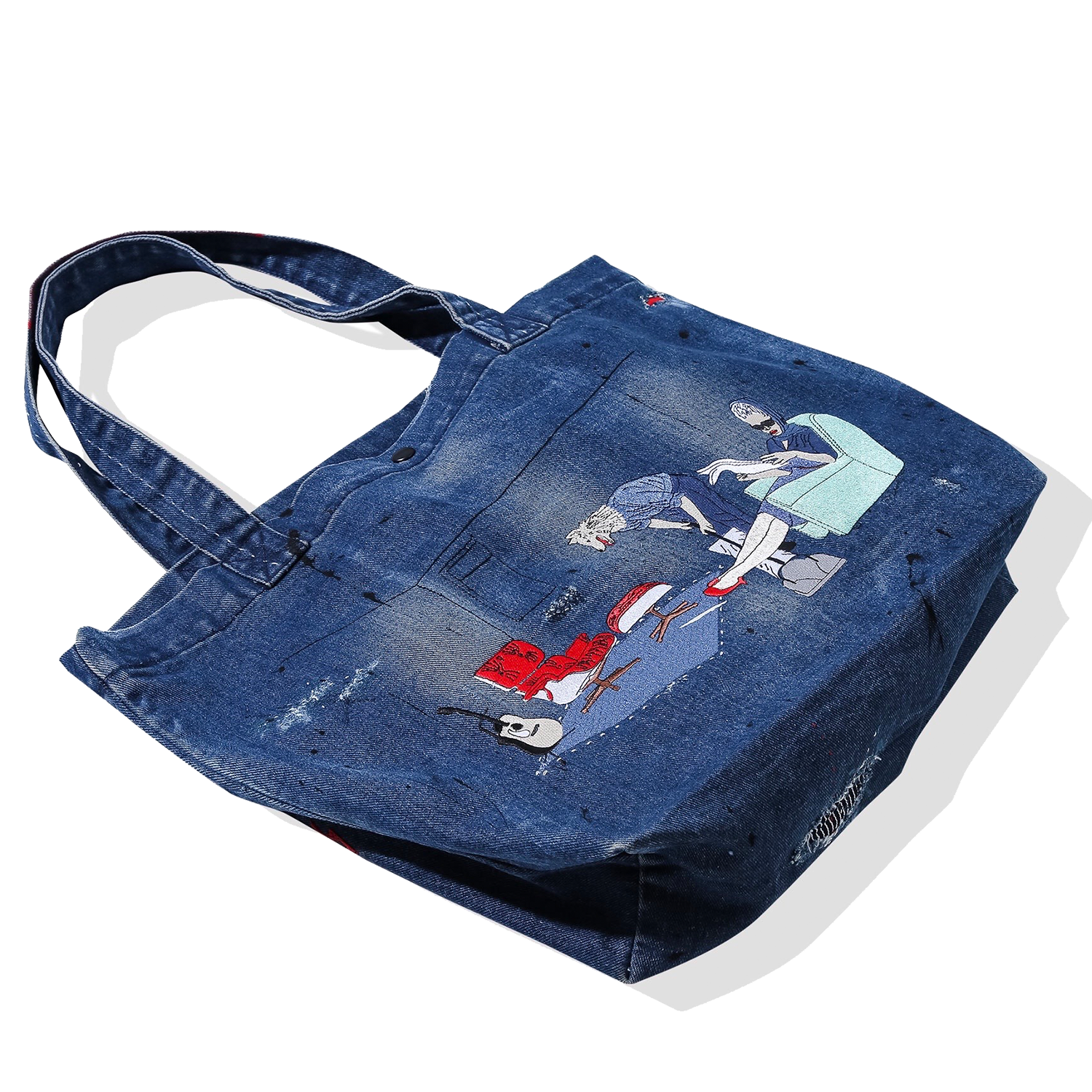 Violent Playground Denim Shopper Bag x SIR DANDY