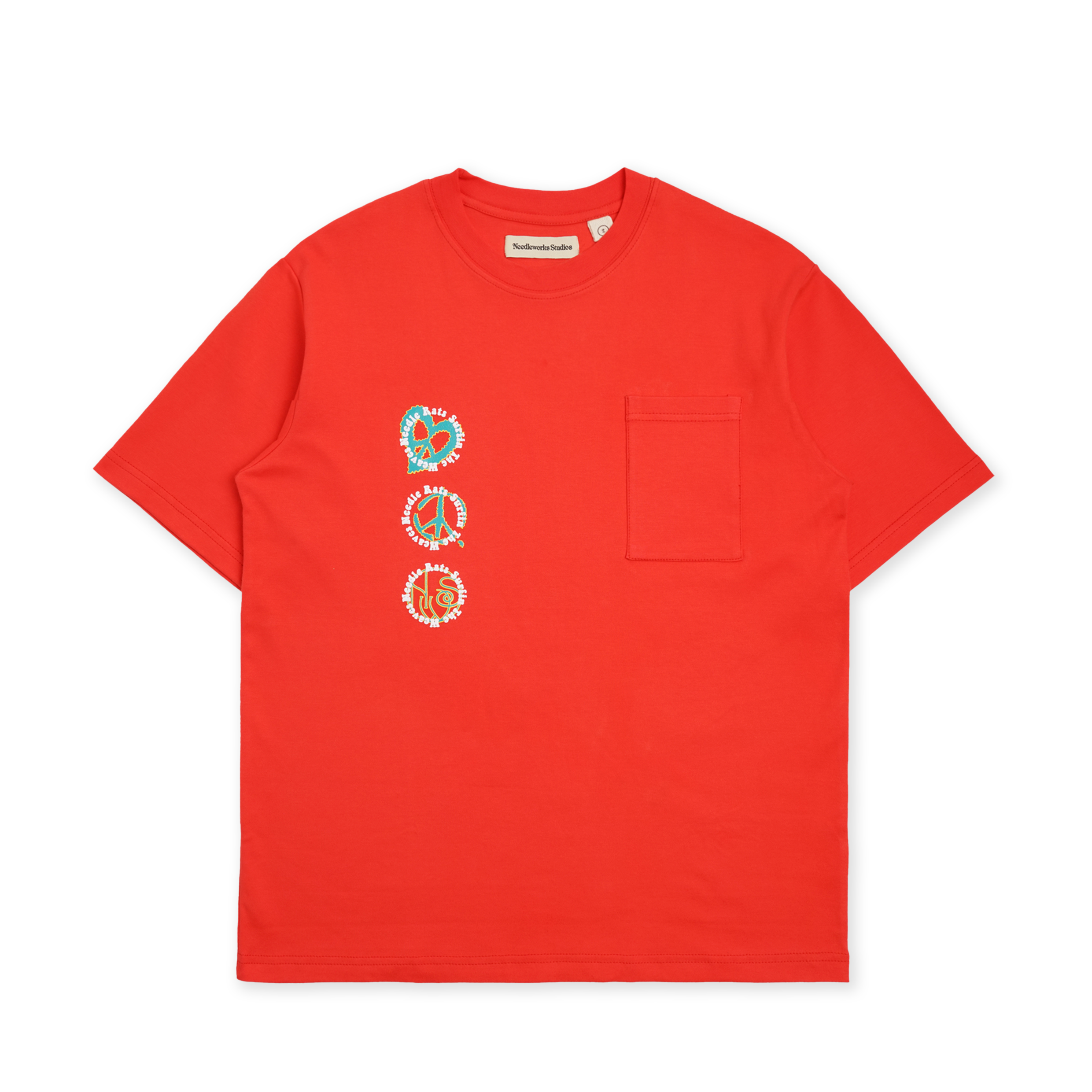 Weaves Doubleknit Jersey Chinese Red