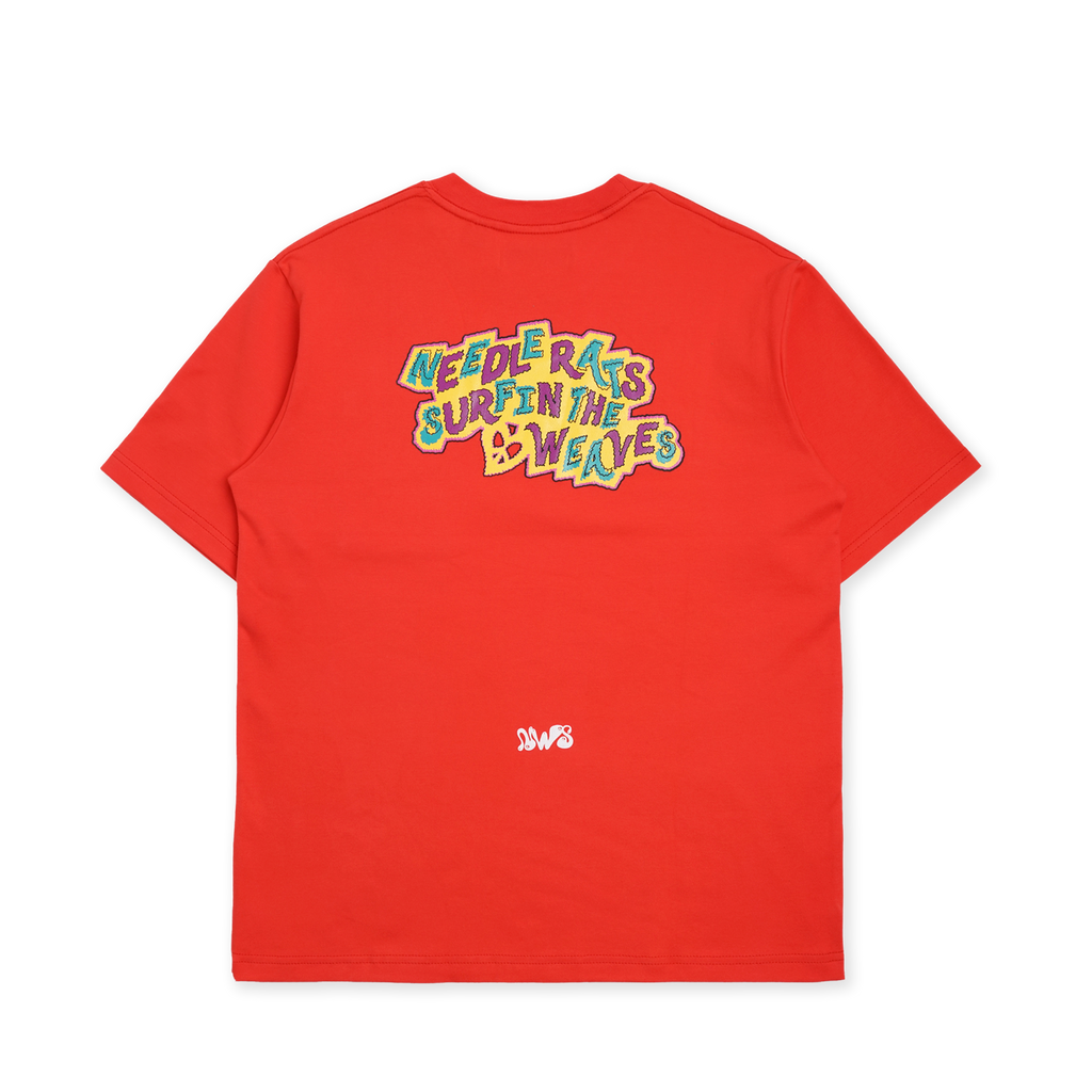Weaves Doubleknit Jersey Chinese Red