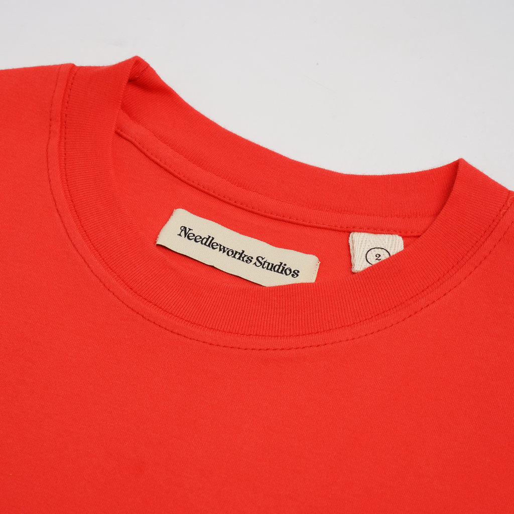 Weaves Doubleknit Jersey Chinese Red