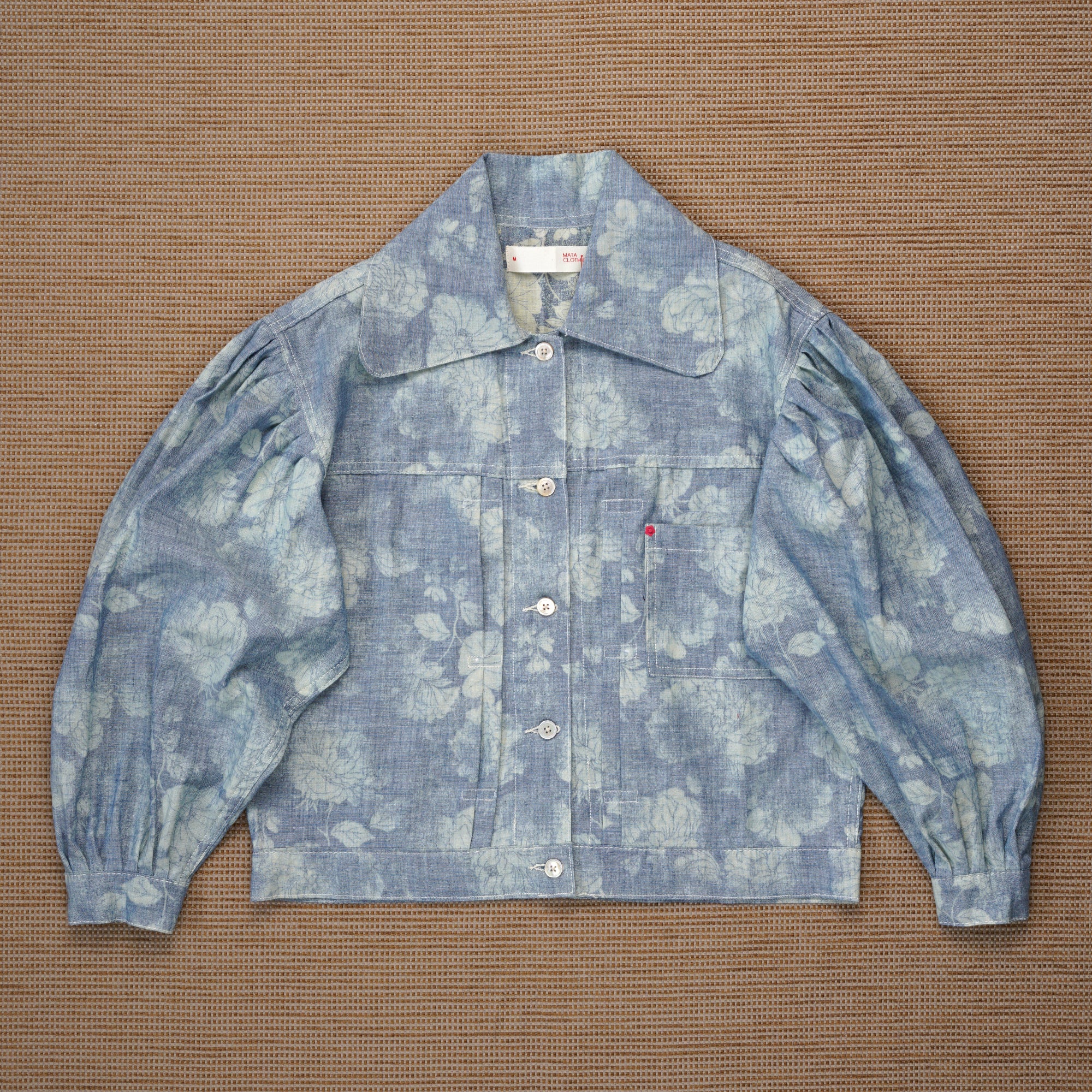 Emiria Jacket Hibiscus - MATA CLOTHiER