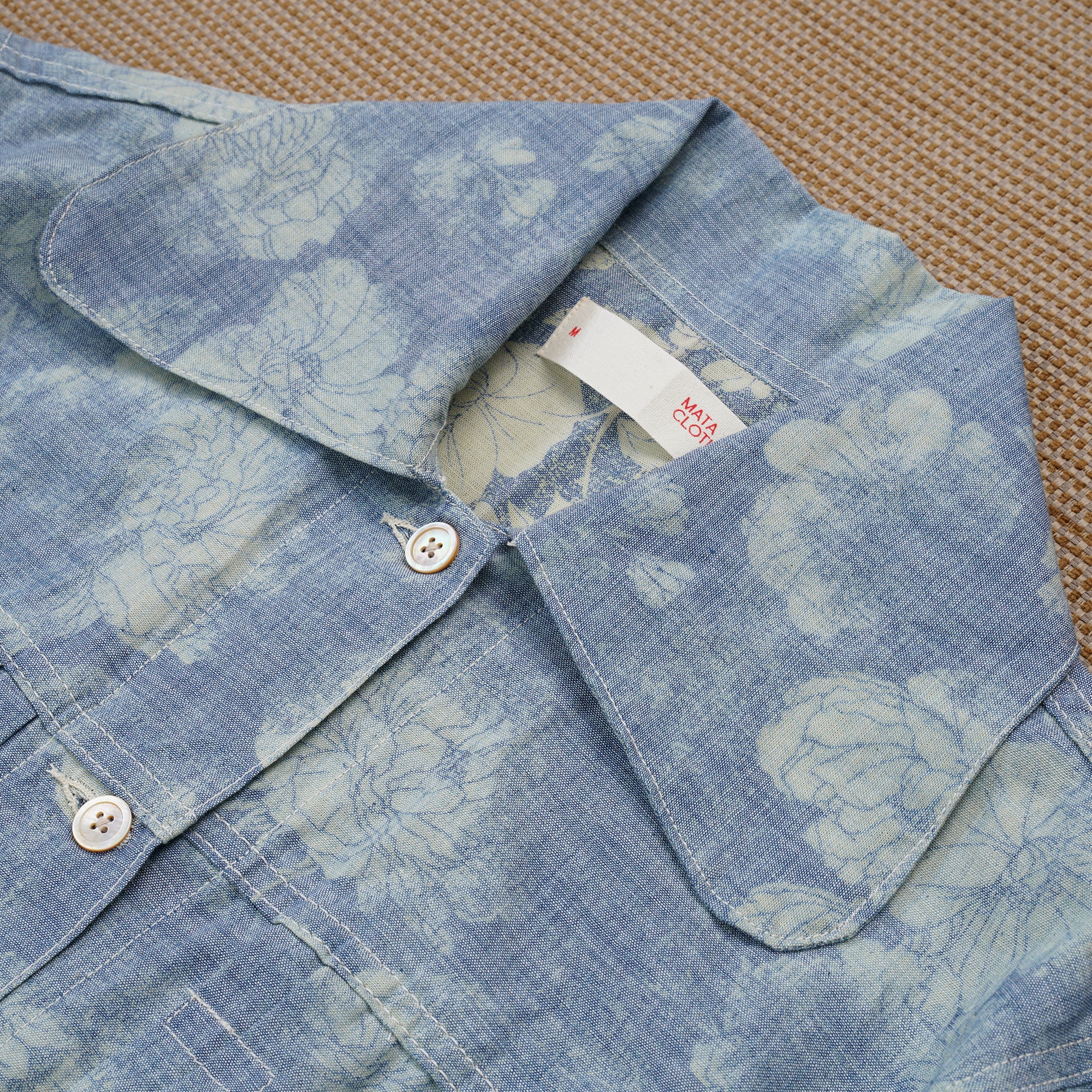 Emiria Jacket Hibiscus - MATA CLOTHiER