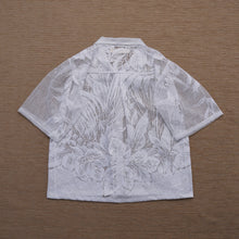 Load image into Gallery viewer, Guaya Blouse Floral Lace White  - MATA CLOTHiER
