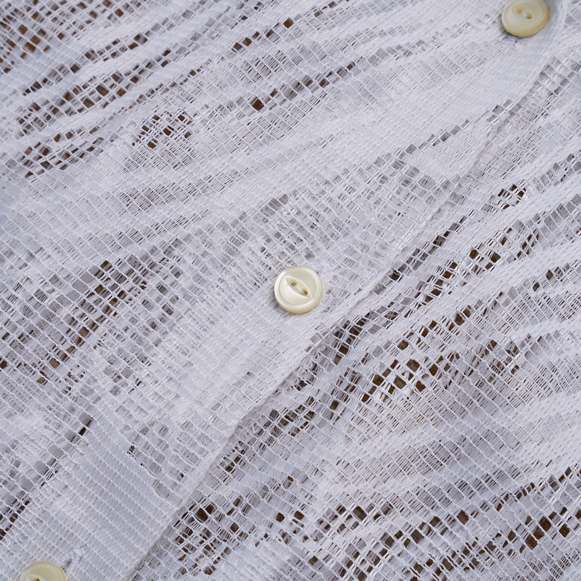Guaya Blouse Floral Lace White  - MATA CLOTHiER