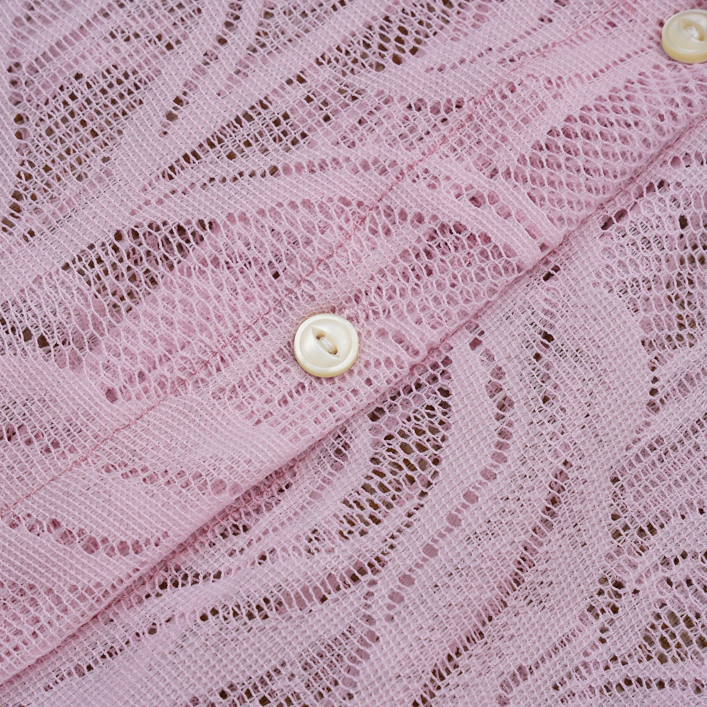 Guaya Blouse Floral Lace Pink - MATA CLOTHiER
