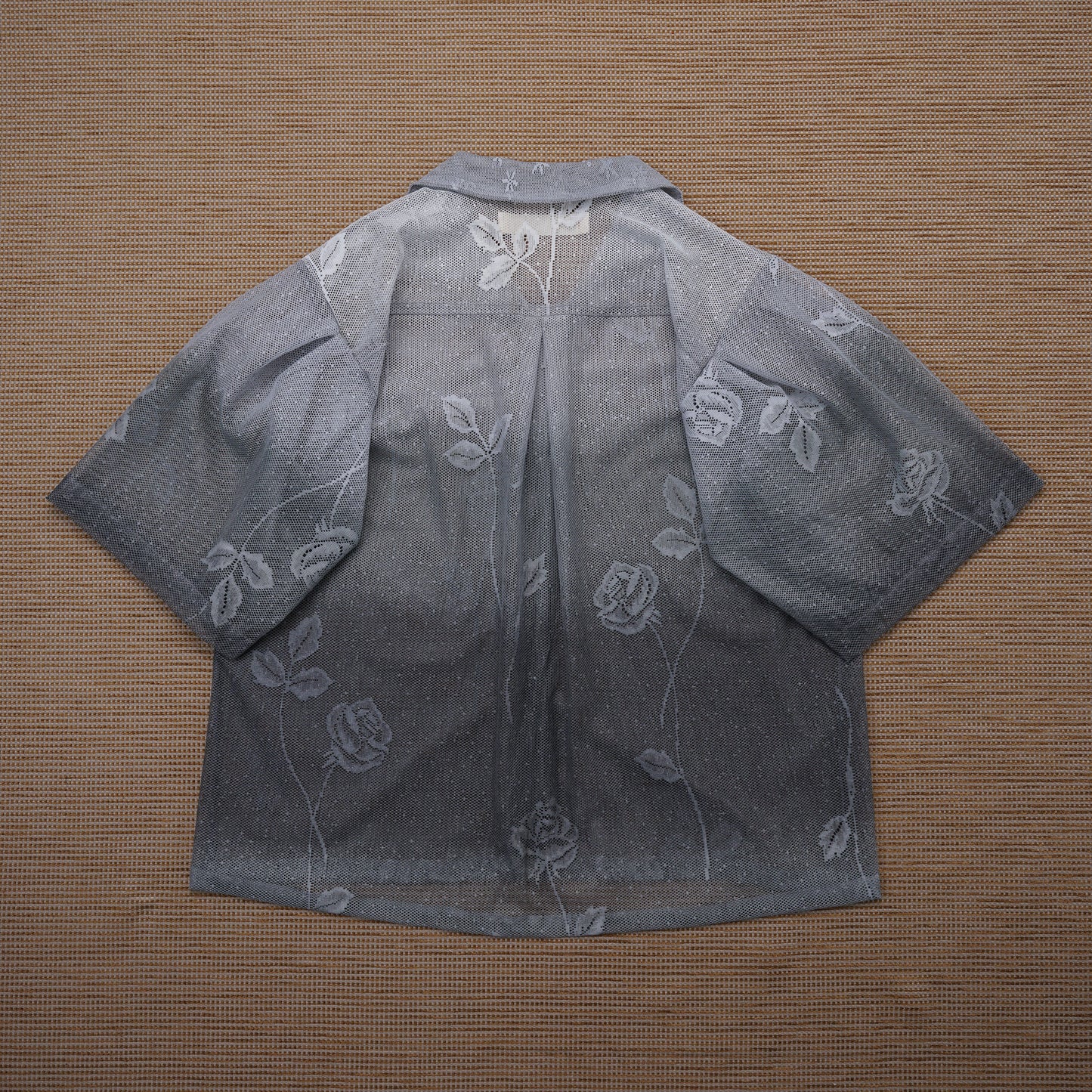 Guaya Blouse Ombre Lace Grey  - MATA CLOTHiER