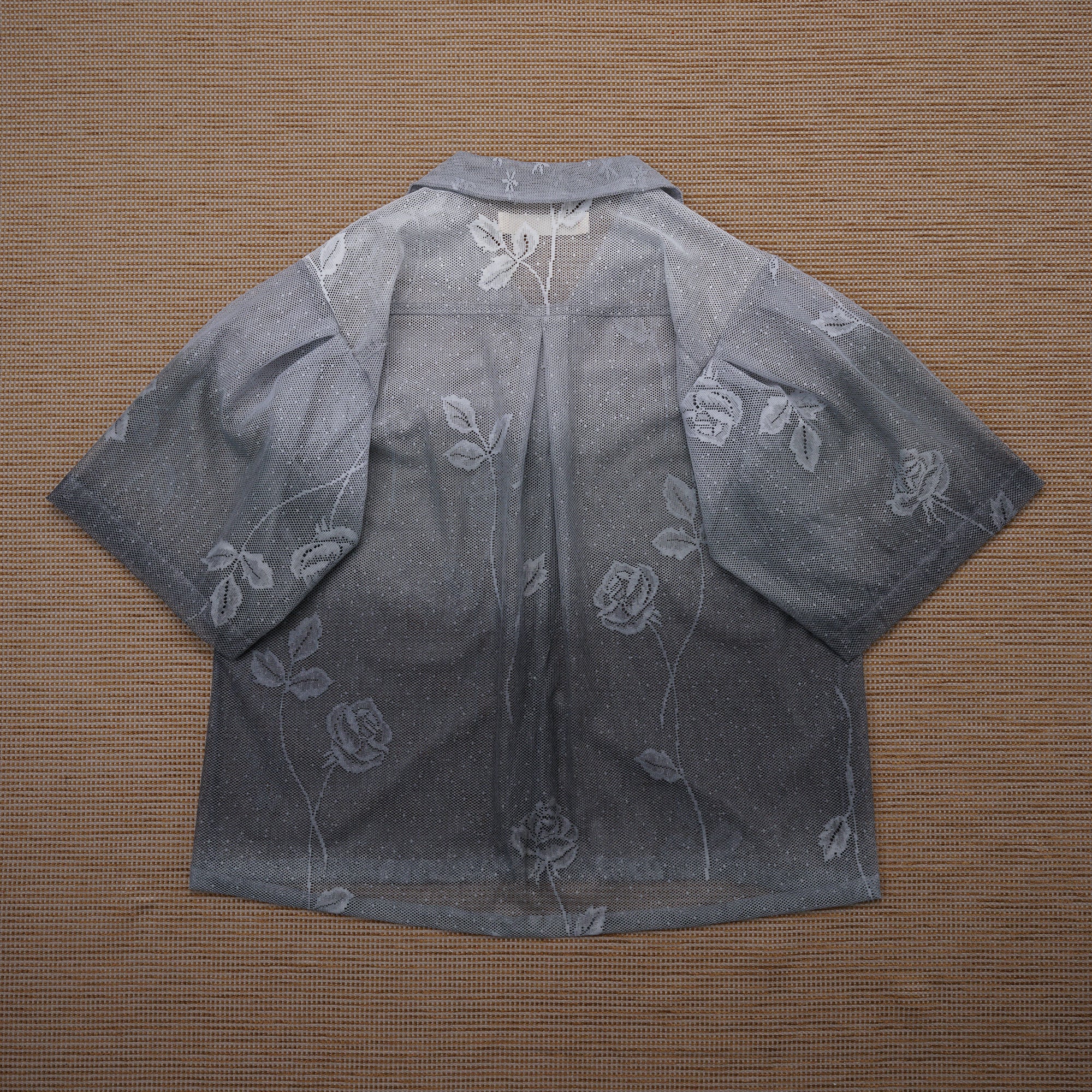 Guaya Blouse Ombre Lace Grey  - MATA CLOTHiER