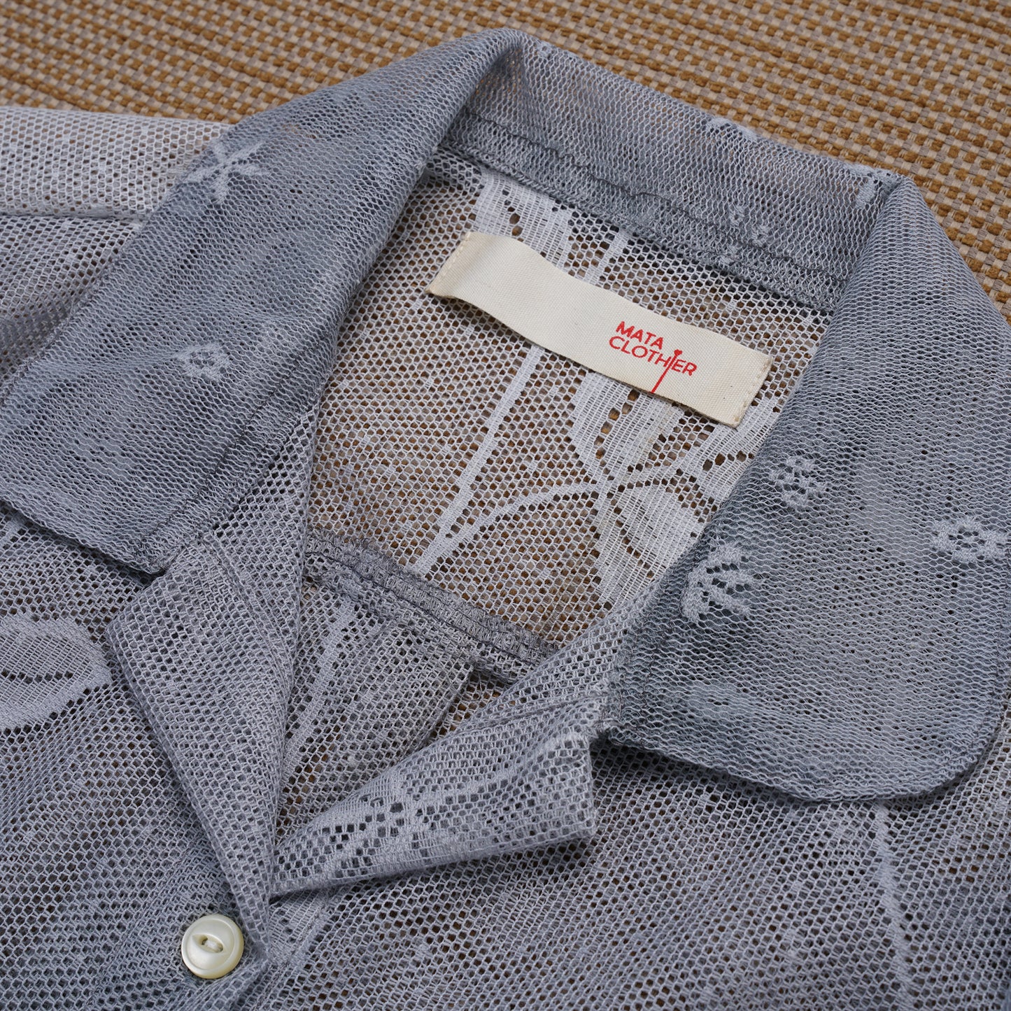 Guaya Blouse Ombre Lace Grey  - MATA CLOTHiER