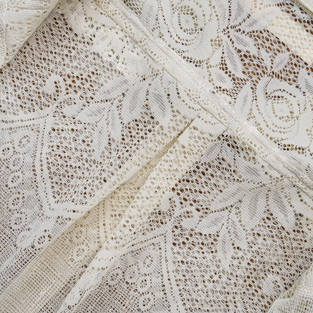 Guaya Blouse Arabaesque Lace Ivory - MATA CLOTHiER