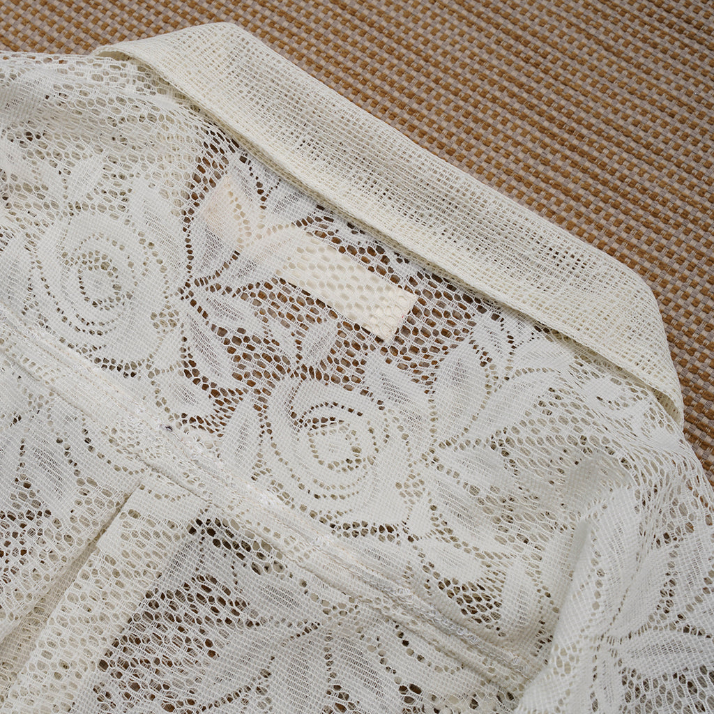 Guaya Blouse Arabaesque Lace Ivory - MATA CLOTHiER